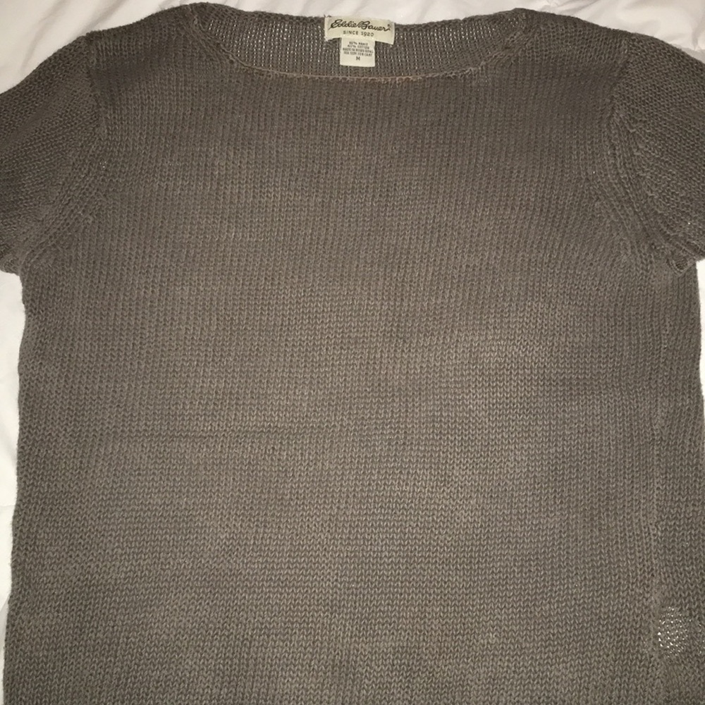 Olive green Eddie Bauer top